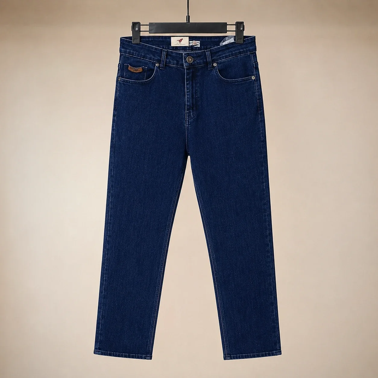 dark-blue-jeans-pants شلوار مردانه جین رانگلر پنبه کش سرمه ای 1502